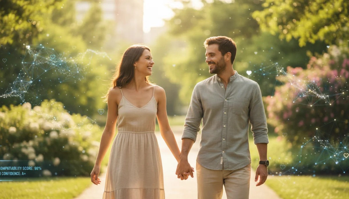 Pareja exitosa gracias a la IA en apps de citas